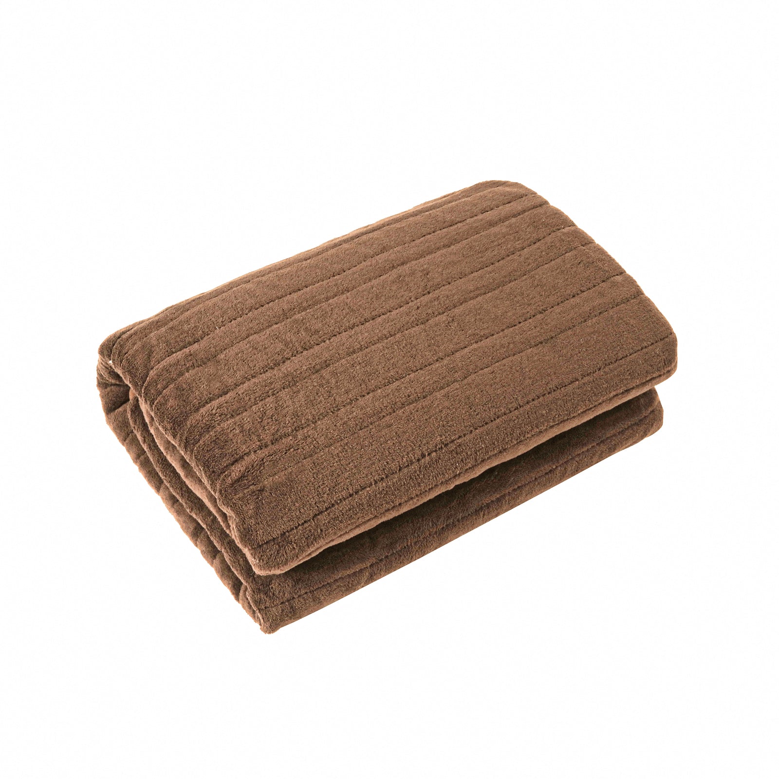 Brown Washable Electric Throw Rug Blanket
