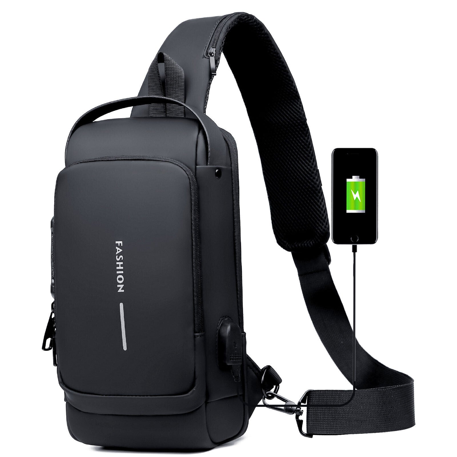 Secure Crossbody Charging Bag